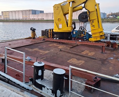 Sea fastening & deck layout — mobilisation support